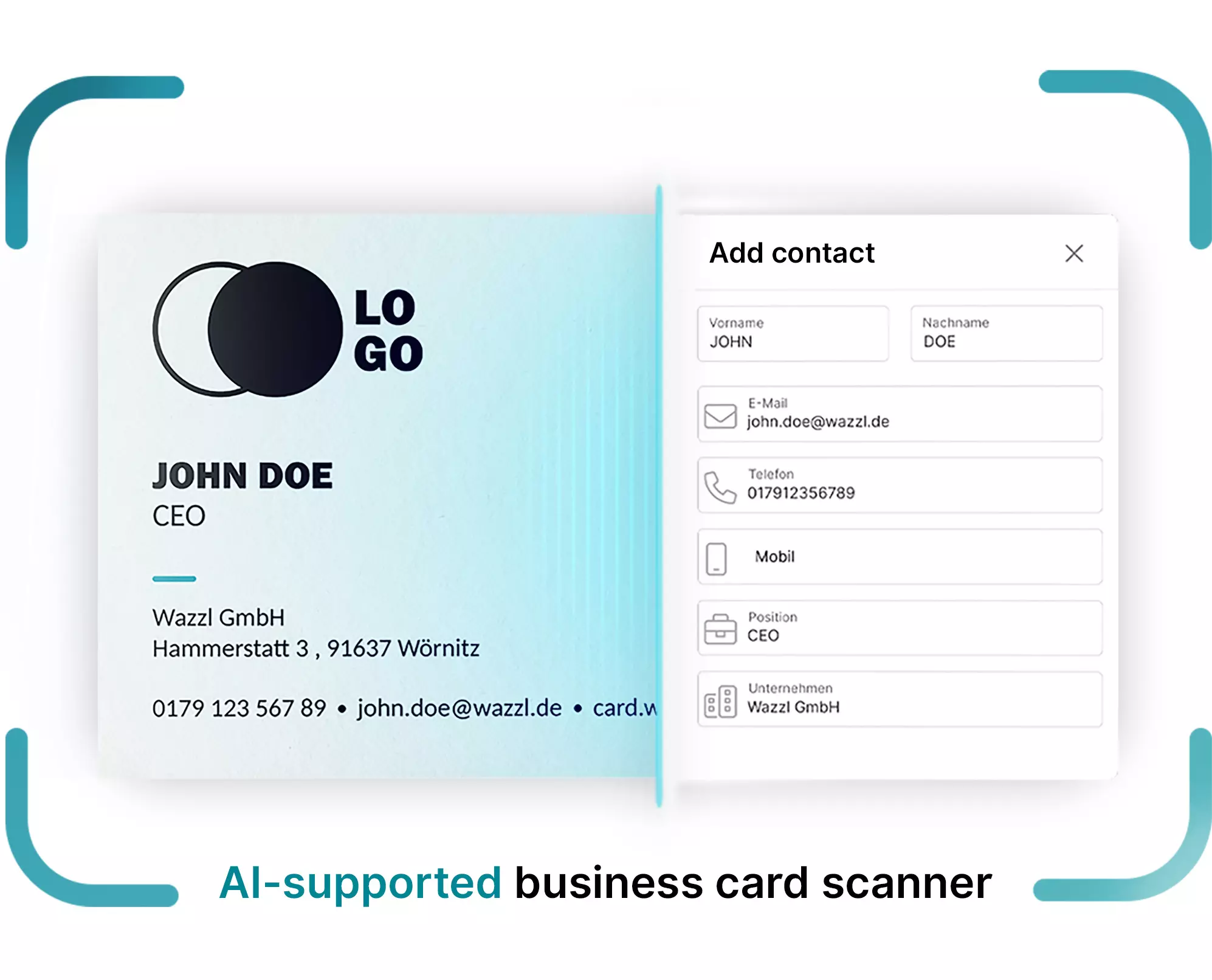 Custom smartcard  (evaluation card) - Digital business card